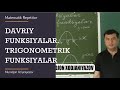 18. Davriy funksiyalar. Trigonometrik funksiyalar. Algebra 10 sinf