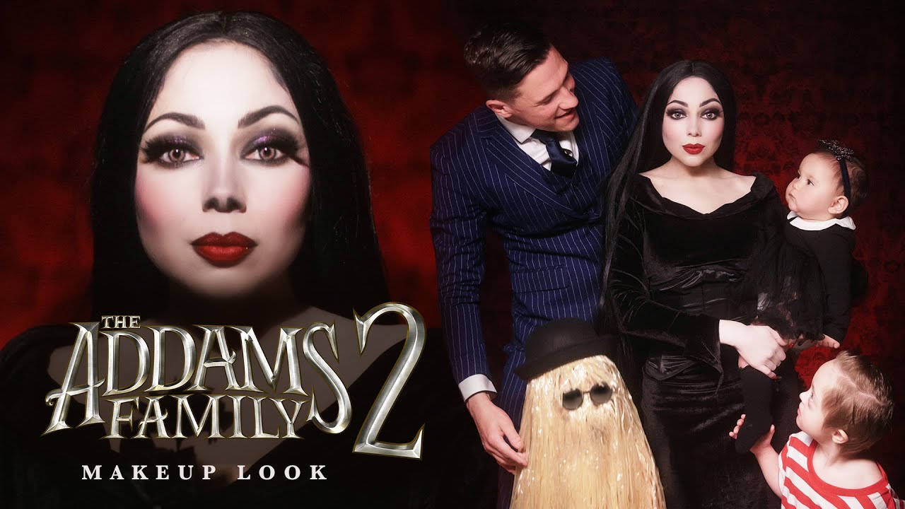 Spooky Morticia Makeup Transformation | Addams Family Tutorial
