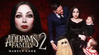 Spooky Morticia Makeup Transformation | Addams Family Tutorial