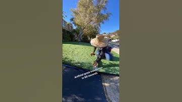 Artificial Grass Front Yard Installation Timelapse