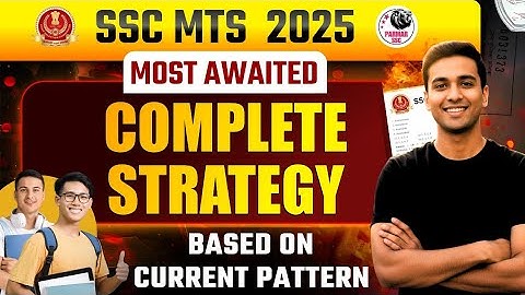 SSC MTS 2025 NEW PATTERN STRATEGY