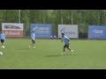 شاهد اللاعب البرازيلى هالك يفجر الكرة بتسديدة قوية  