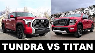 2022 Toyota Tundra TRD Off-Road Vs 2022 Nissan Titan Pro-4X: Which Japanese Built Truck Is Better?