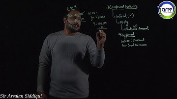 AFC 3 (QMT) Compound Interest part 1 by Sir Arsalan Siddiqui (ARTT Business School)