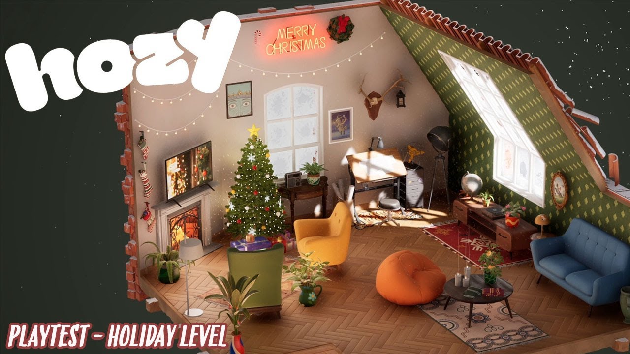 HAVING A HOZY HOLIDAY 🎄 | Hozy [Playtest - Holiday Level] - YouTube