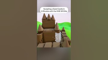 Sandcastle sculpting in VR! 🏰