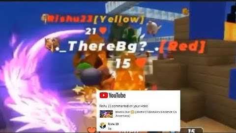 I Meet @Rishu23 (Blockman Go Bedwars)