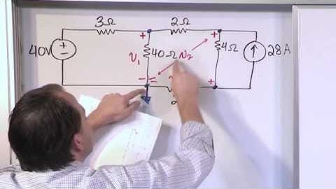 Lesson 3 - Node Voltage Problems, Part 2 (Engineering Circuits)