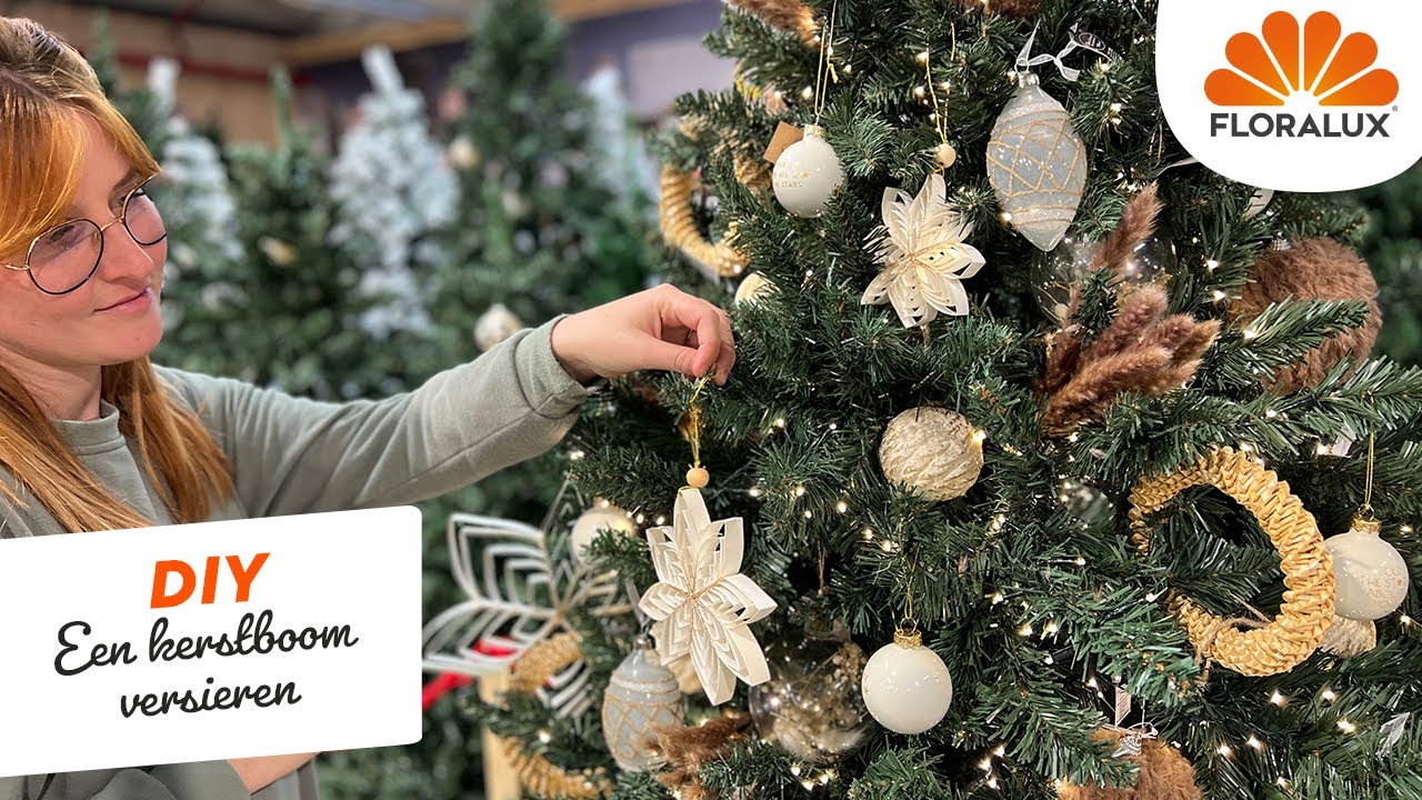 Toevallig kalf Plons Floralux DIY: De kerstboom versieren: onze tips & tricks - YouTube