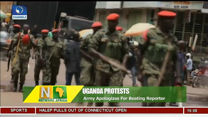 Uganda Protests: Army Apologises For Beating Reporter |Network Africa|