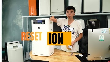 reset ion lọc không khí SHARP
