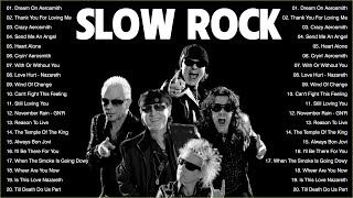 Best Slow Rock Ballads 80s, 90s | Slow Rock Songs | Scorpions, Aerosmith, Bon Jovi, U2, Ledzeppelin