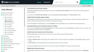 New In Unity 6.4: Consolidated Grid and Snap settings