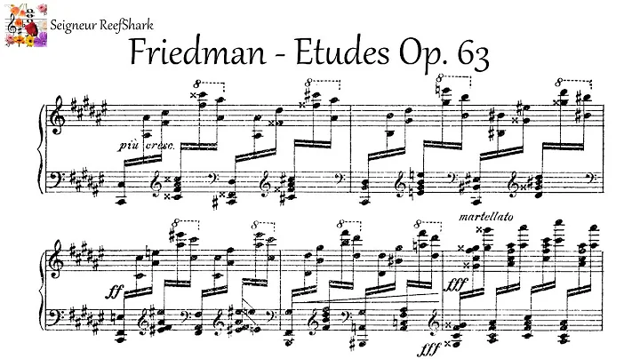 Friedman - Etudes Op. 63 (Glebov) [Only recorded etudes]