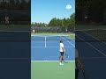 Pavlos Parson (Washburn) with the cross-court backhand 🚀 | 2025 ITA Cup Day One