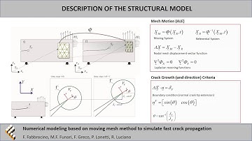 Numerical modeling based on moving mesh method to simulate fast crack propagation