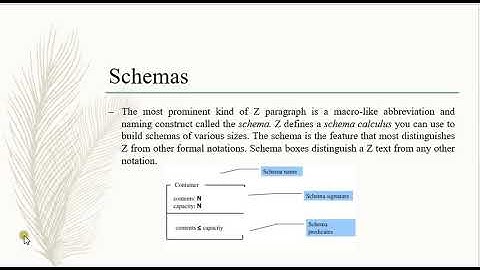 Formal Method: Introduction to Z Language Schema
