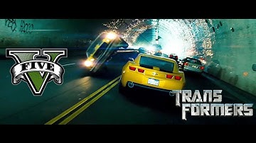 GTA V - Bumblebee Transform Into A New Camaro