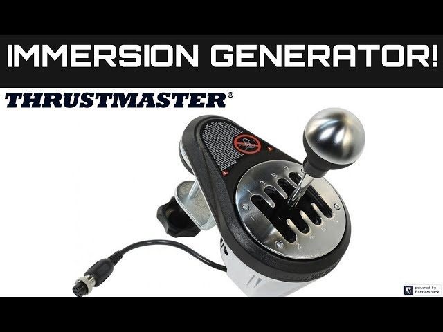 Deballage Levier de vitesse Thrustmaster TH8A 