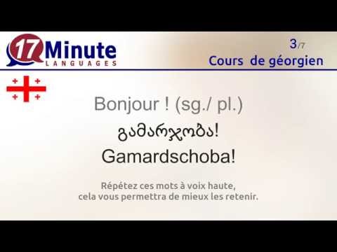 Cours  de géorgien gratuit (vidéo)