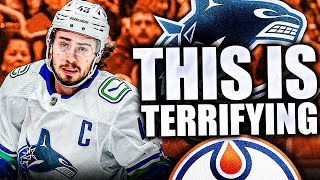 I'M NOT GONNA LIE, THIS IS TERRIFYING… (Canucks VS Oilers Game 7)