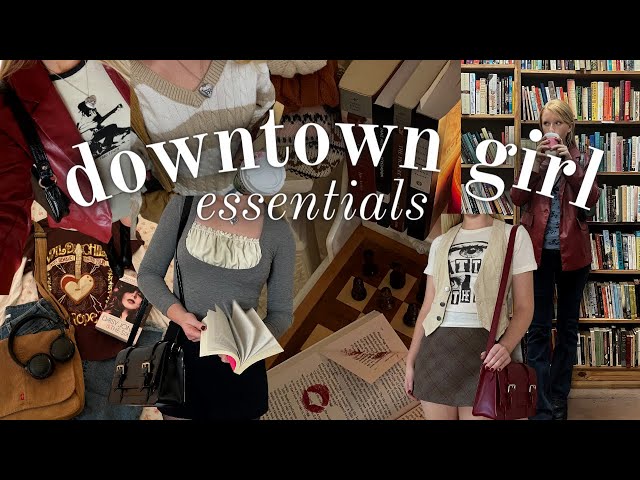 downtown girl aesthetic essentials & how I style them 🎸☕️🍂 