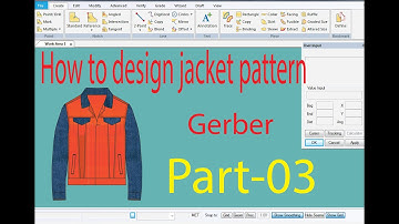 How to design jacket pattern gerber  part  03
