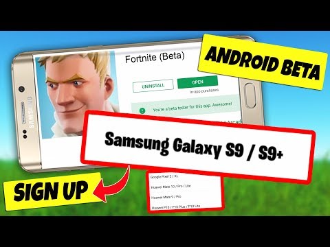 Fortnite Mobile ANDROID BETA Register BEFORE Release Date Download