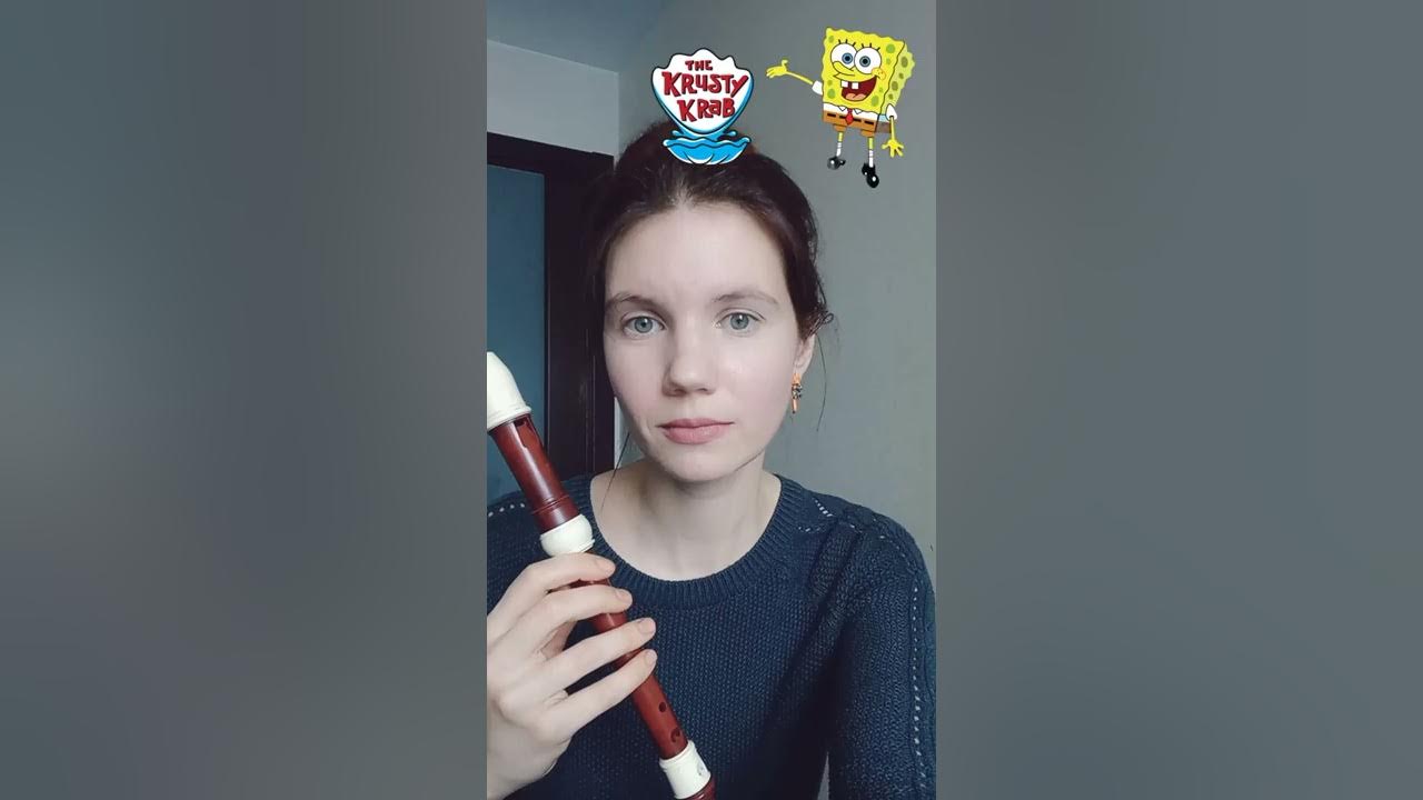 Krusty Krab theme song (The Rake Hornpipe)/ recorder soprano