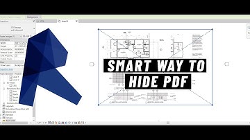 How to hide or unload a PDF or element from the background, Revit Tutorial.
