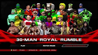 WWE 2K14 Royal Rumble With Custom Superstars