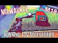 DIY Milwaukee M18 Battery Running 12v Accessories Camp Power Mini Power Station DIY Milwaukee M18 Battery Running 12v Accessories Camp Power Mini Power Station