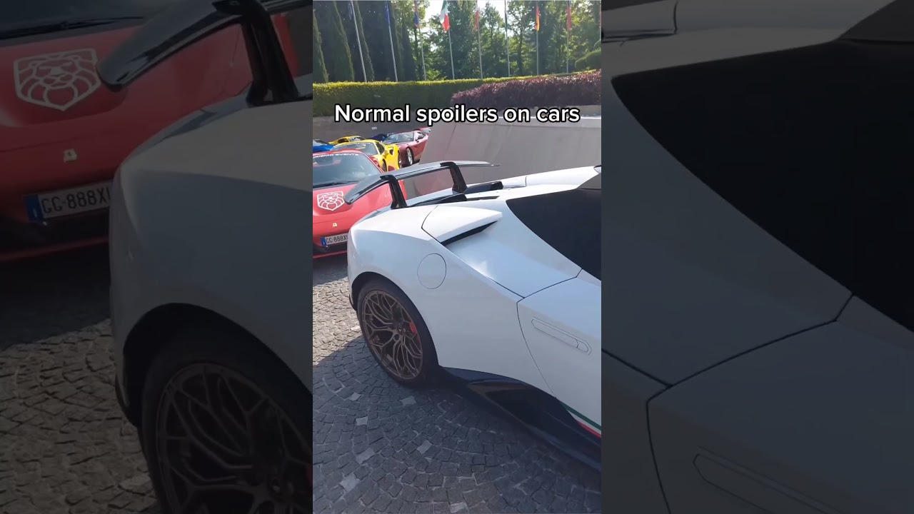 That Is A Big Wing For A Car Like This! 