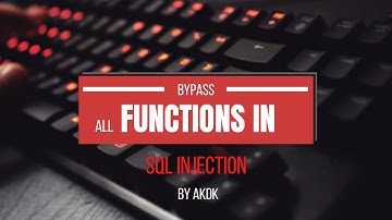 Bypass All Functions In Sql Injection By AkDk