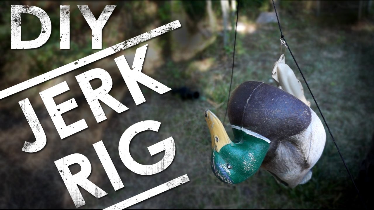 How To Make a Jerk Rig for Duck Decoys, The Sticks Outfitter