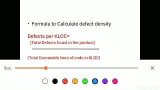 Development Defect Metrics