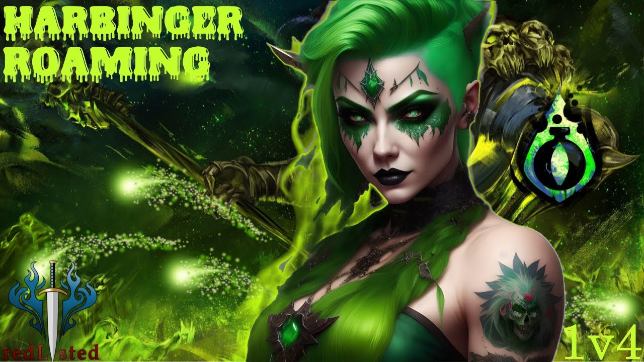 Guild Wars 2 - WvW - Harbinger Big Outnumbered Roaming - [rL] "DARKNESS"