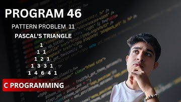 Pattern Problem 11 in C ( Pascal