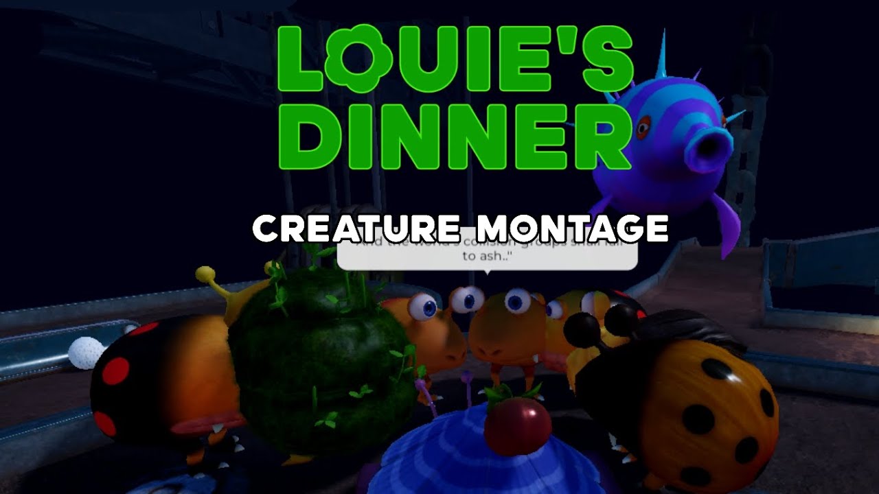 Pikmin creature montage but on roblox (Louie's dinner)