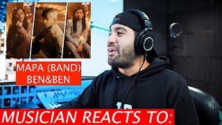 Jacob Restituto Reacts To SB19 + Ben&Ben MAPA - (Band Version)