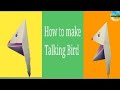 How to make talking and eating bird with paper magical tree creations