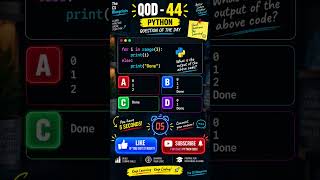 QOD-44 🐍 Python Has an else with for! 😱 | Can You Predict the Output #shorts