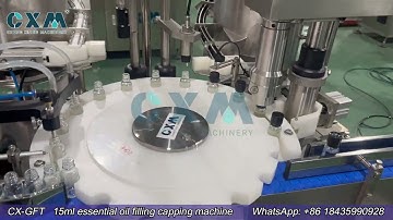 15ml essential oil filling capping machine | 10ml-100ml filling capping machine | filler capper