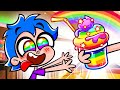 Rainbow Juice Story | Colors Cartoon | Fun Story for Kids Song | ToonTiny