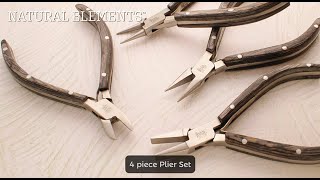 The Beadsmith Natural Elements 4-piece Pliers Set