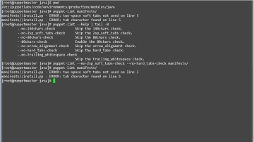 4.5 Puppet Module, Puppet lint-tests Puppet code against the recommended Puppet language style guide