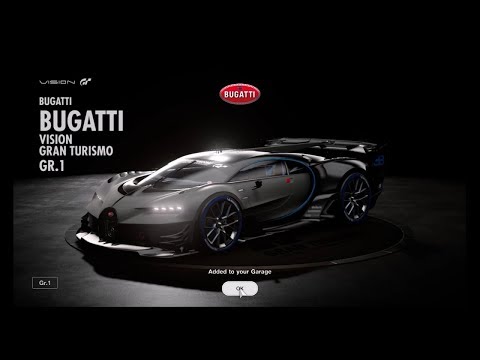 Gran Turismo Sport - Daily Workout Gift Car #123: Bugatti Vision Gran  Turismo (Gr.1) - YouTube