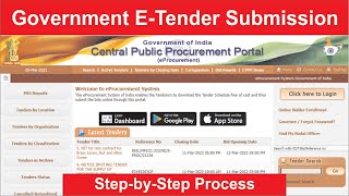 Government E Tender Filing Process E Procurement | E procure Portal | Government Tender #tenders screenshot 3