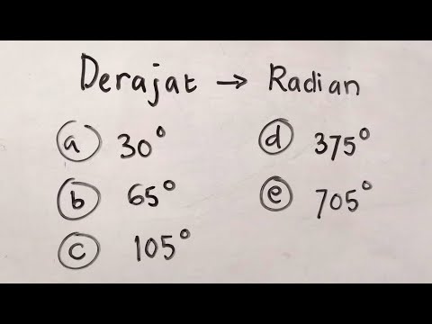 Video: Bagaimana cara mengukur dalam radian?