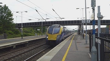 Hull Trains Class 180 passes Biggleswade (23/5/18)